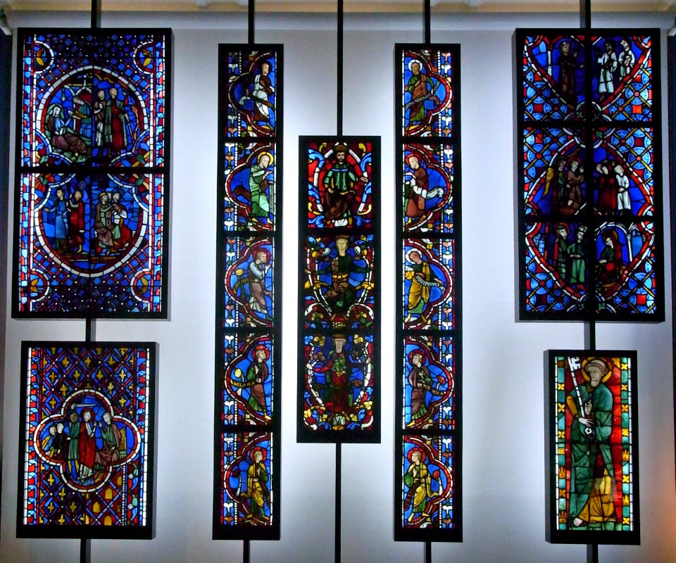 Wikimania 2014 - Victoria and Albert Museum - Stained Glass -Ensemble221011