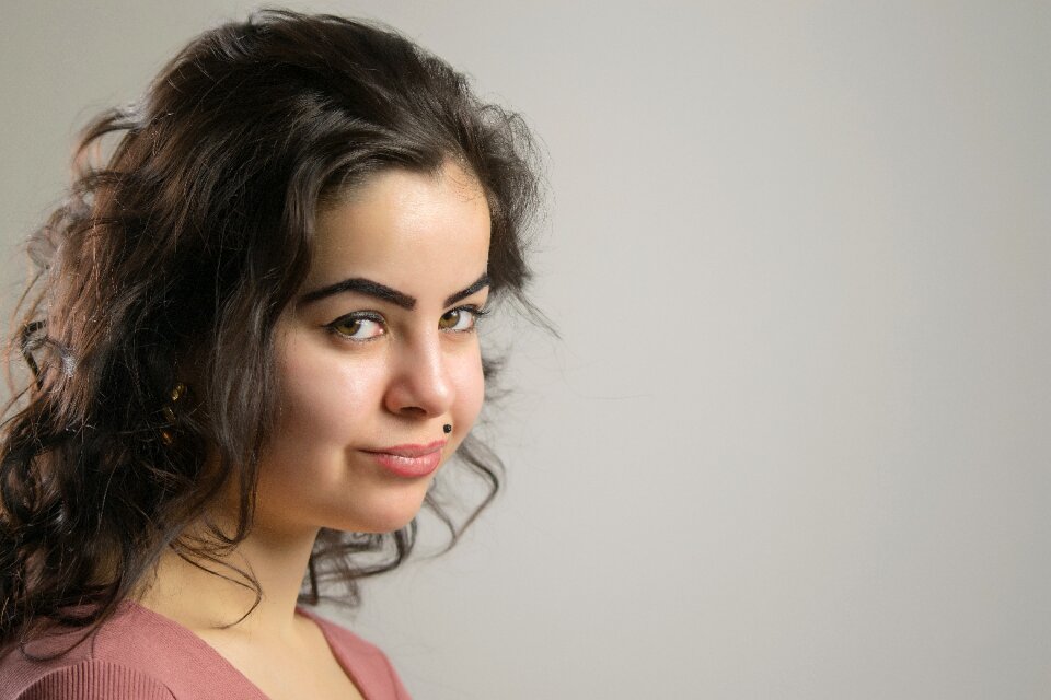 Beautiful facial eyes