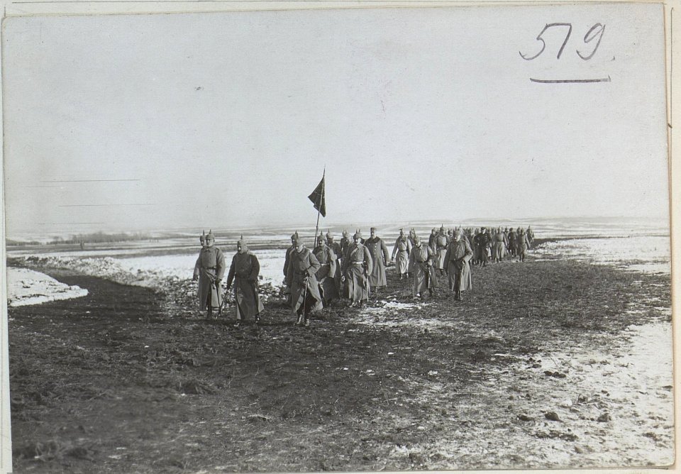 Wilhelm II. mit Gefolge am Paradefeld Teofipol (Teofilpolka) (BildID 15438803)