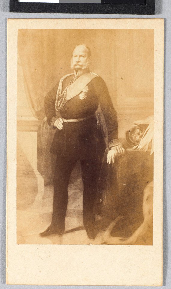Wilhelm I, geb. Wilhelm Friedrich Ludwig von Hohenzollern (1797-1888), koning van Pruisen, eerste keizer van Duitsland, objectnr KA 6895.11