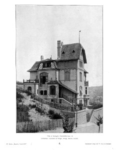 Wilhelm Kick, Einfache Neubauten, Stuttgart 1890, Villa in Stuttgart, Humboldtstraße 16, Architekten Eisenlohr & Weigle, Königliche Bauräte aus Stuttgart photo