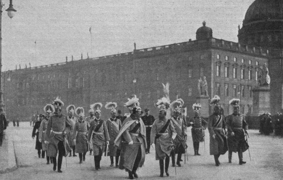 Wilhelm II and George V at Berlin 1902