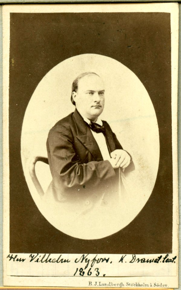 Wilhelm Nyforss, porträtt - SMV - H6 137