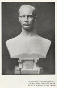 Wilhelm Wandschneider - Büste Grossherzog Friedrich Franz IV. von Mecklenburg-Schwerin