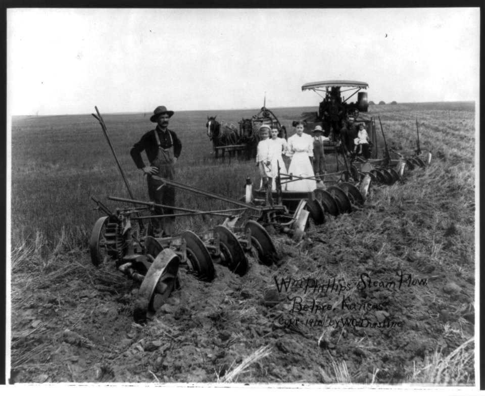 Wililam Phillips steam plow, Belpre, Kansas LCCN2006683535
