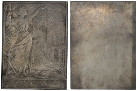 Wilhelmina, inhuldiging van Koningin aangeboden door de gemeente Amsterdam, objectnr PA 2383