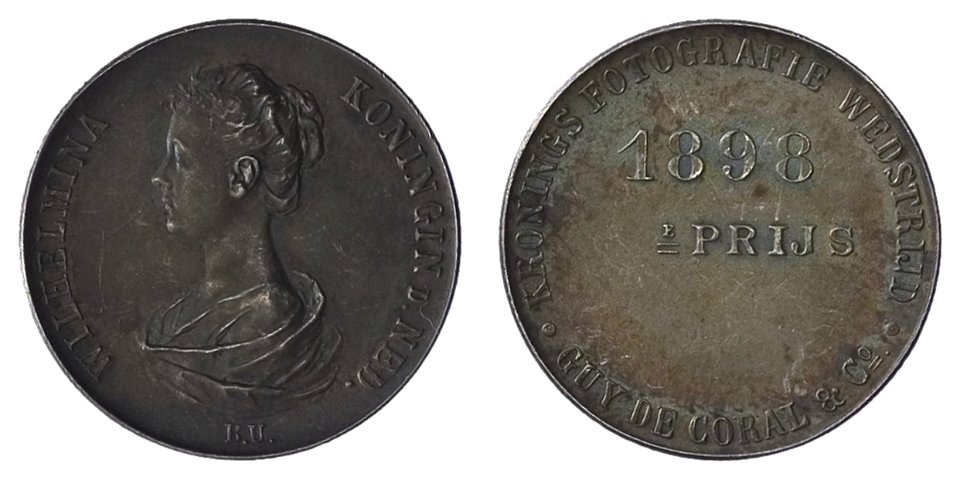 Wilhelmina, inhuldiging van Koningin -, fotografiewedstrijd Guy de Coral & Co. objectnr PA 2363
