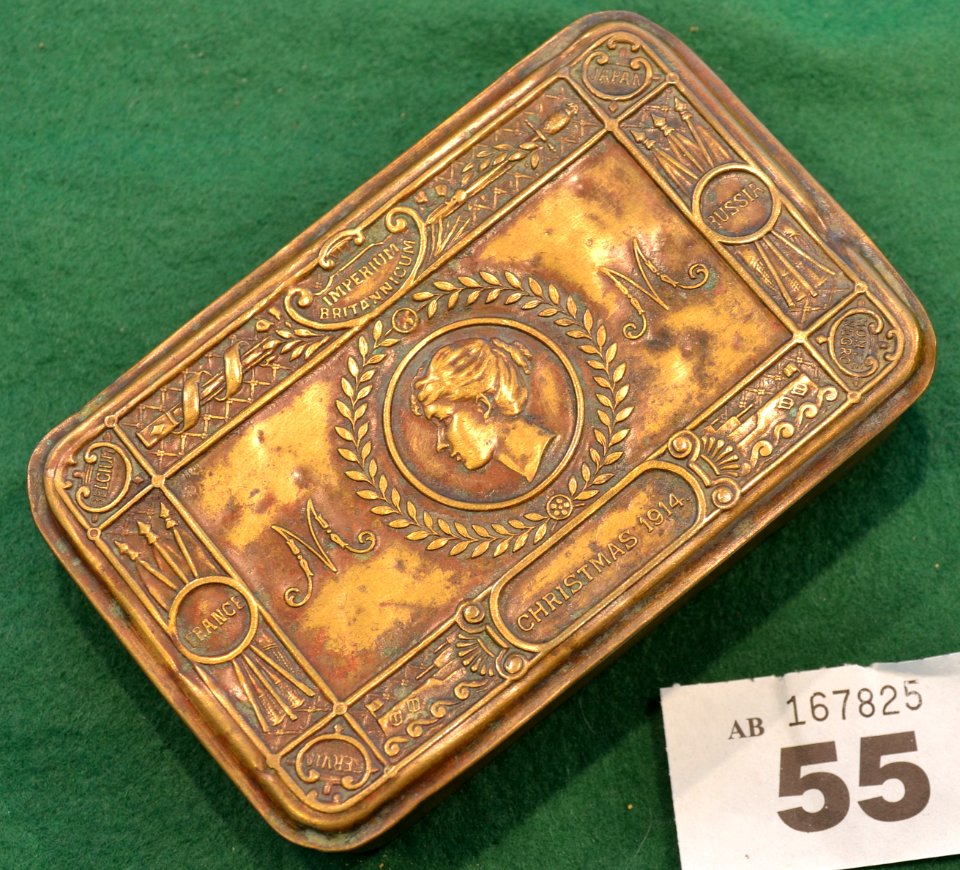 William Barry's Princess Mary brass gift box, Christmas 1914
