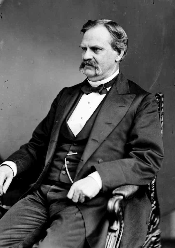 William Adams Richardson, Brady-Handy bw photo portrait, ca1870-1880