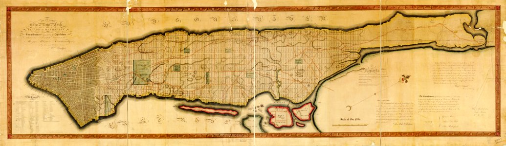 William Bridges - Map of Manhattan - 1811 - 001