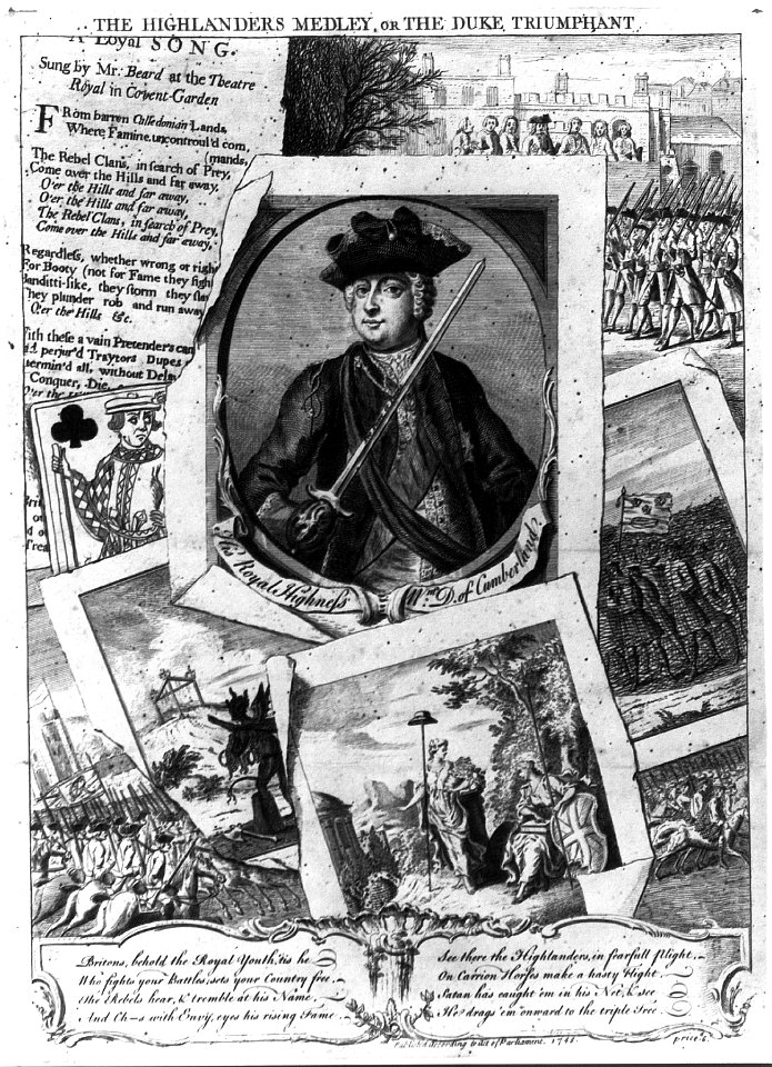 William augustus duke of cumberland highlanders medley