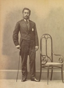 William Charles Lunalilo in 1880, from- Hawaii album, p. 31, portraits of the Hawaiian royal family and others LCCN2016651987 (cropped)