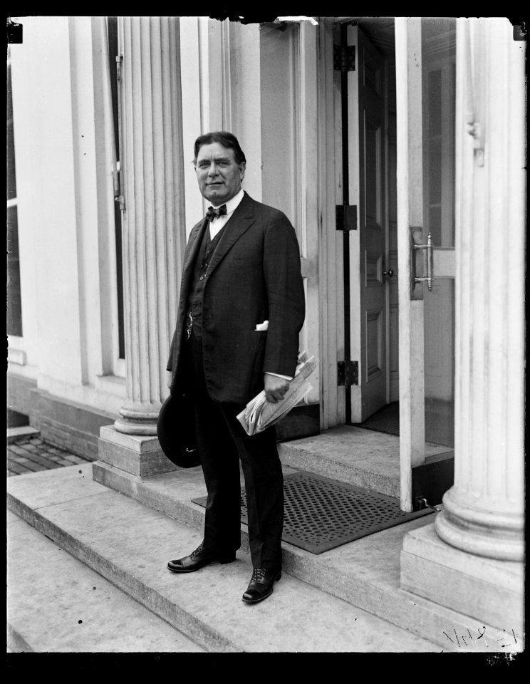 William E. Borah at White House, Washington, D.C. LCCN2016891703