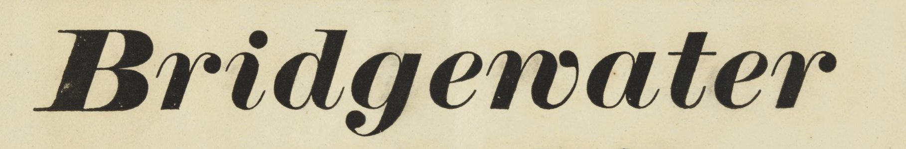 William Caslon IV Five Lines Pica No. 2 Italic