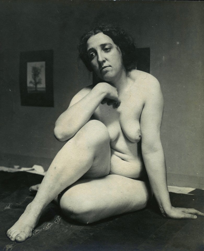 William Goldman, untitled (two prostitutes in brothel), 1892-1900, vintage gelatin silver print, 14 x 8.9 cm