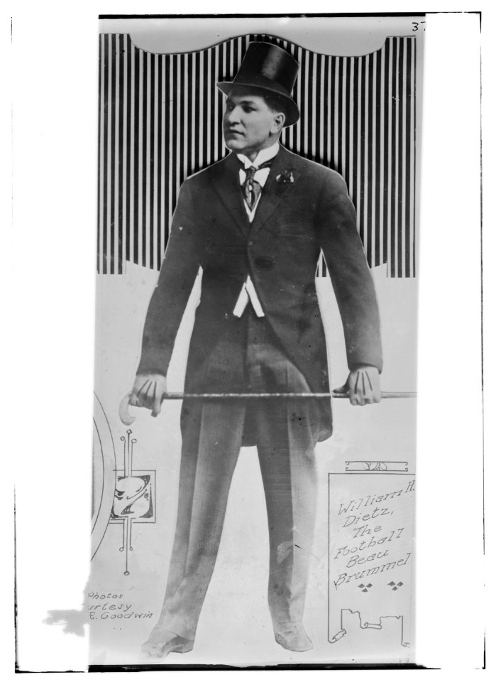 William H. Dietz - the football Beau Brummel LCCN2014700856