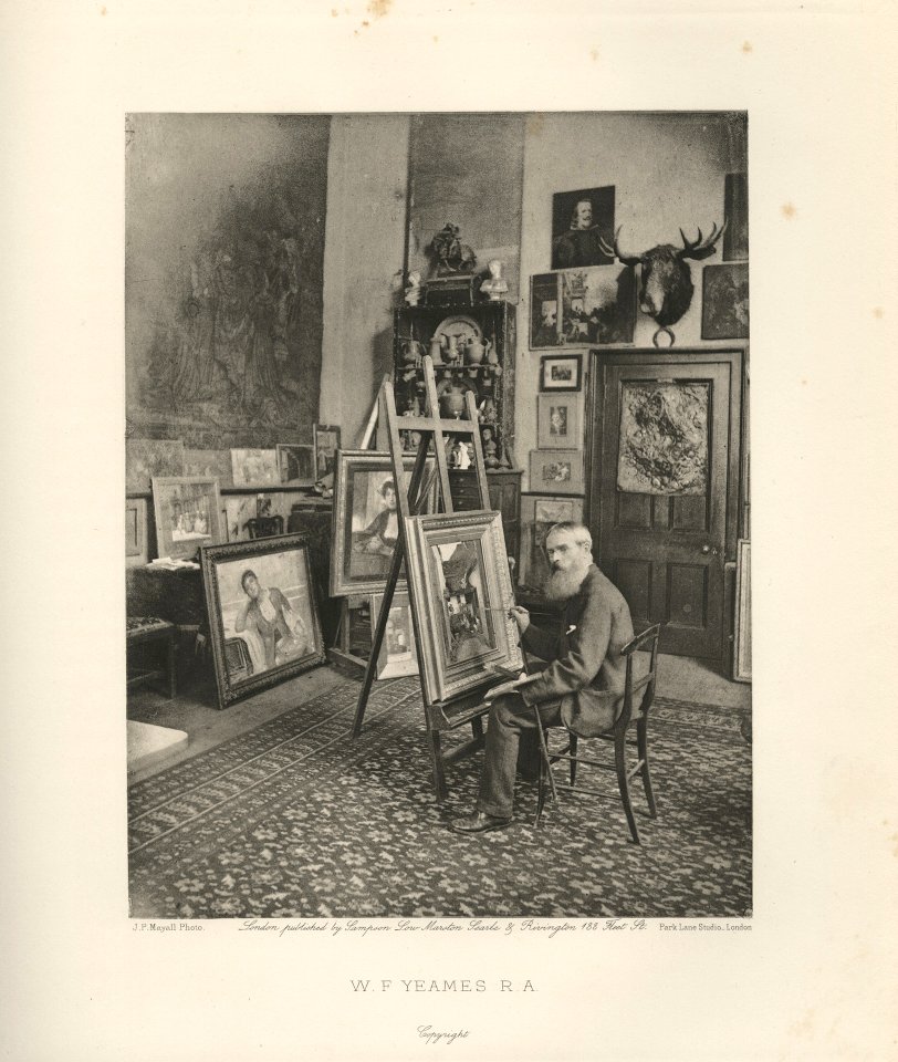 William Frederick Yeames by J. P. Mayall