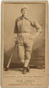 William Hanrahan, Chicago Maroons, baseball card portrait LCCN2008675064