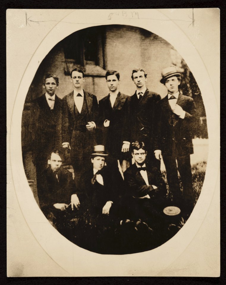 William Howard Taft (seated center) and classmates at the Woodward High School LCCN2013649075