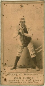 William Fuller, Milwaukee Team, baseball card portrait LCCN2008675081