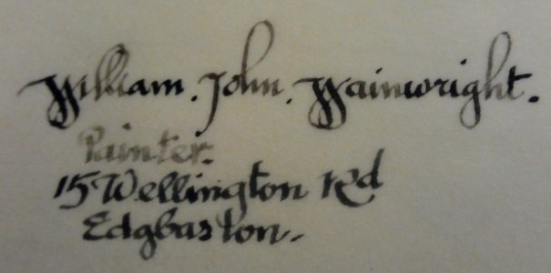 William John Wainwright autograph photo