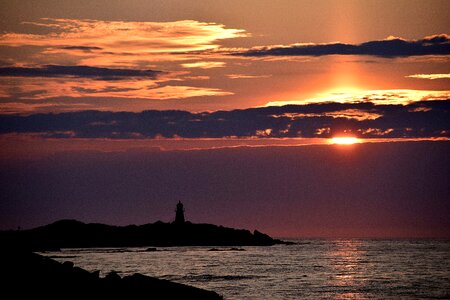 Lofoten coast sea photo