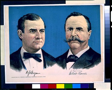 William J. Bryan and Arthur Sewall, head-and-shoulders portraits LCCN92515469 photo