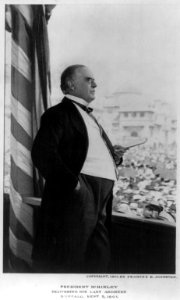 William McKinley delivering his last address, Buffalo, N.Y., Sept. 5, 1901 LCCN2002710497