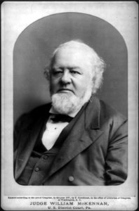 William McKennan, (Judge, Pa.), bust portrait, facing left LCCN2005689390