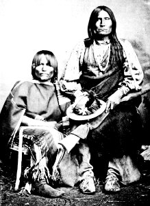 William S. Soule - Trotting Wolf and Wife