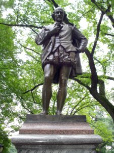 William Shakespeare Statue, Central Park, NYC photo