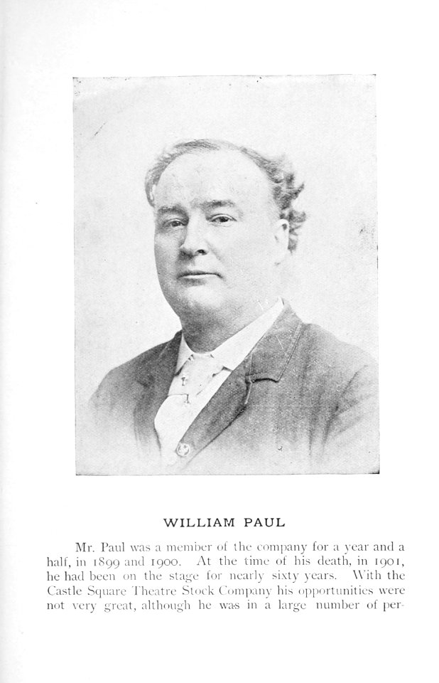 William Paul, stage actor