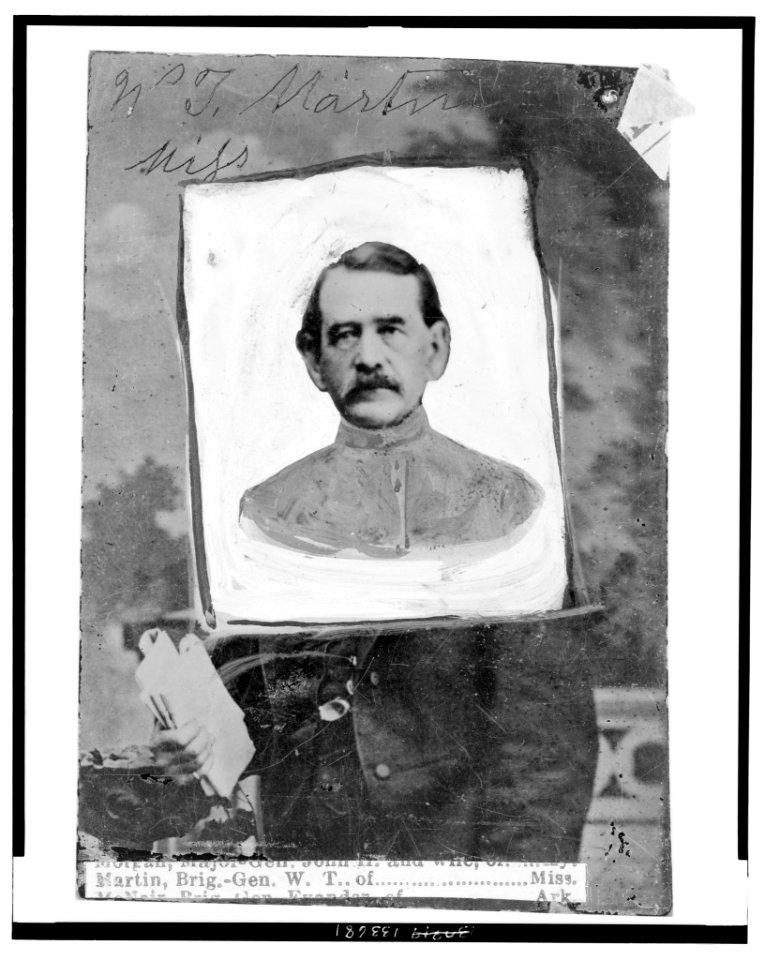 William T. Martin, of Miss., Brigadier General, C.S.A., head-and-shoulders portrait, facing front LCCN2004680076