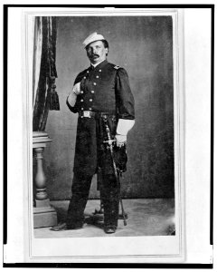 William Wagner, a surgeon in the 24th Illinois Regiment, full-length portrait, standing, facing front) - T.M. Schleier's Cartes de Visite Photograph Gallery, Nashville, Tenn LCCN2003673396