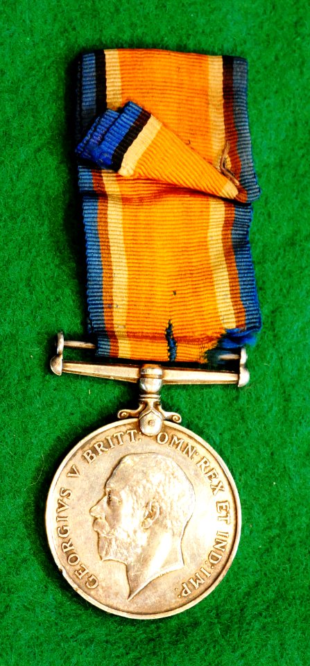 William's British War Medal (obverse)