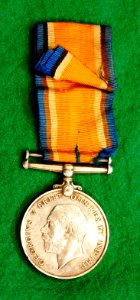 William's British War Medal (obverse)