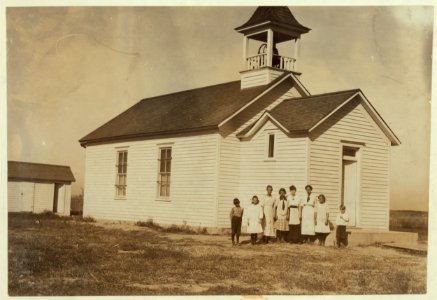 Williams School - Brush, Colo. 7 children present out of 30 or 40 that are expected when beet work is over. It is Oct. 27, seven weeks after school opened. The school is well equipped, the LOC nclc.00379