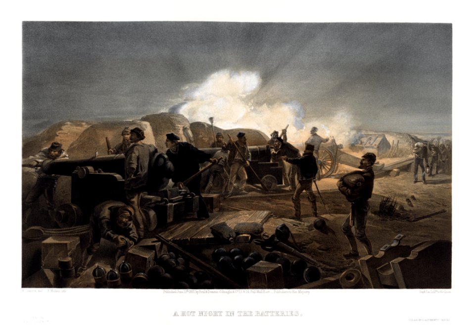 William Simpson, A Hot Night in the Batteries