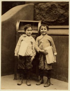 Willie Cohen, 1210 So. 6th St., 8 years of age, newsboy, attends John Hay School. Was selling papers at Phila. & Reading Terminal 10-30 A.M. Monday June 13th, Said it was Jewish Holiday. Max LOC nclc.03626