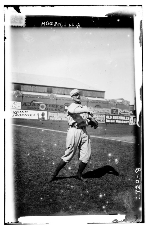 Willie Hogan, St. Louis AL, at Hilltop Park, NY (baseball) LCCN2014693236