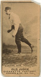 Willie Kuehne, Pittsburgh Alleghenys, baseball card portrait LCCN2007686936