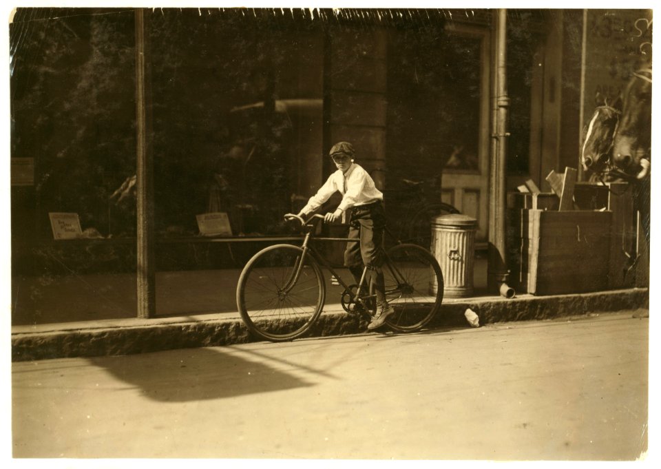 Willie Roberts 11 year old delivery boy in Reiss Department Store. LOC nclc.03948