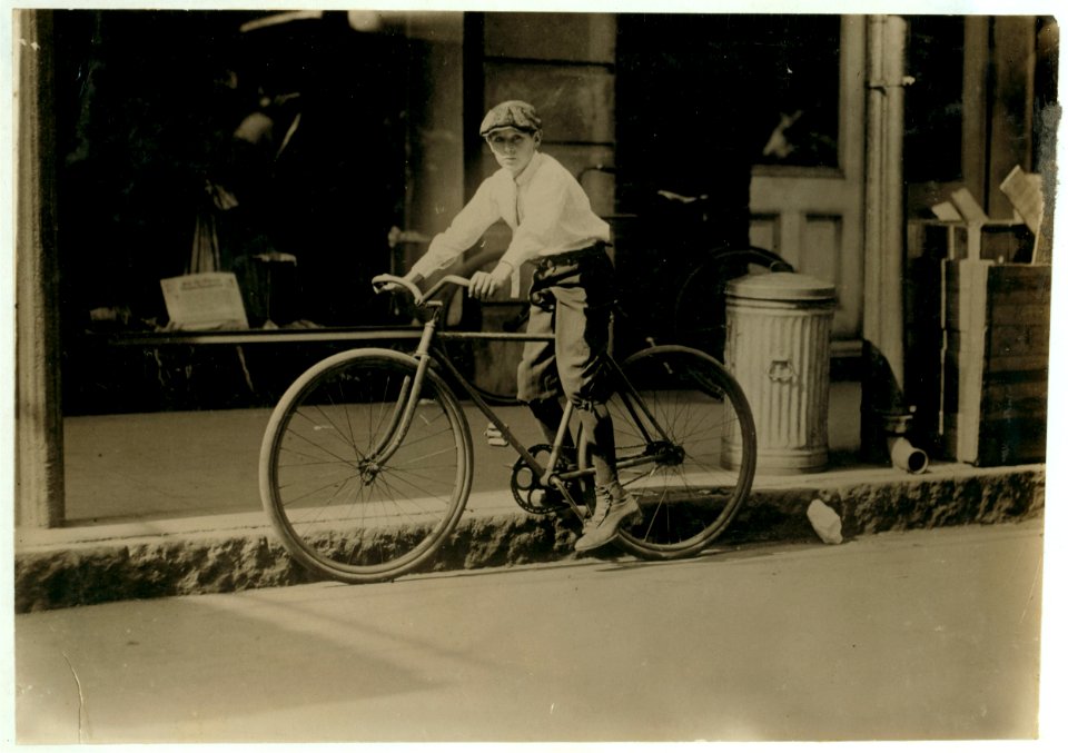 Willie Roberts 11 year old delivery boy in Reiss Department Store. LOC nclc.03949
