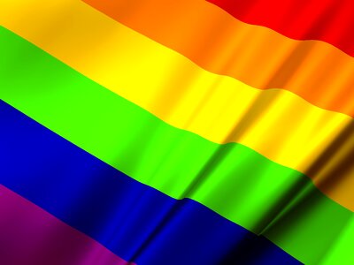 Symbol pride rainbow photo