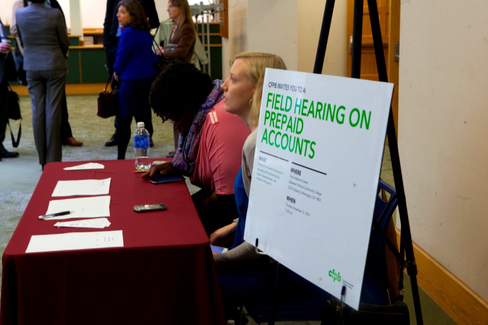 Wilmington, DE- Field hearing on prepaid accounts (15789655672)