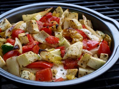 Summer grill eat