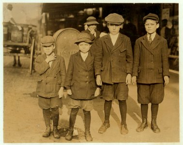 Wilson Dry Goods Company, large department store. Employs large number of youngsters as cash-boys and wrappers. Counted seven apparently 9 to 12 years old, one 9 and other 10. Week's work LOC nclc.03856