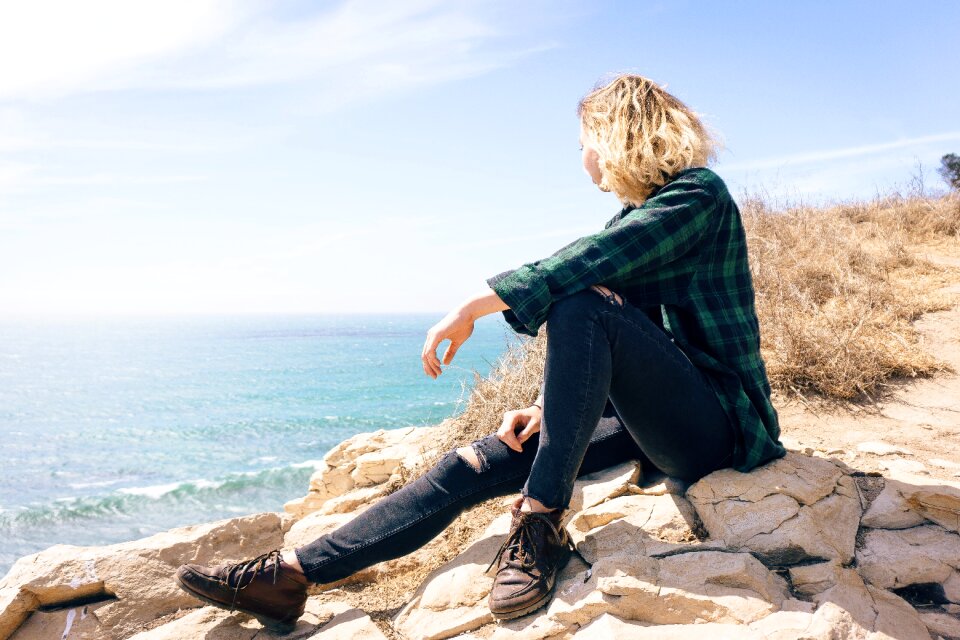 Coast hill rocks