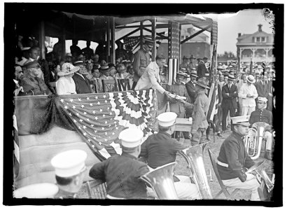 WILSON ON REVIEWING STAND LCCN2016868229