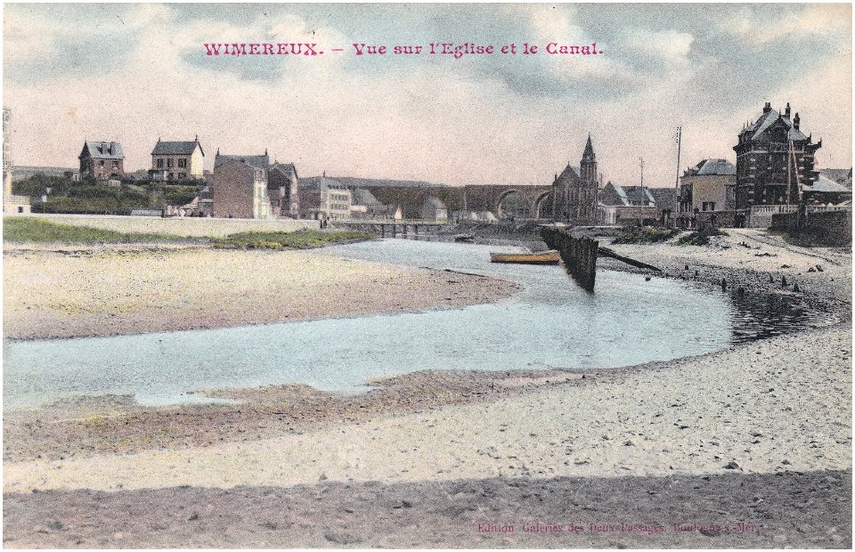 Wimereux — Vue sur l'Église et le Canal